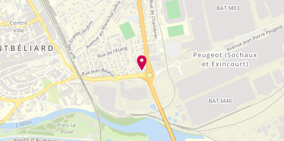 Plan de Immobiliere du Chateau - Gestion - Locat, 33 avenue d'Helvétie, 25200 Montbéliard