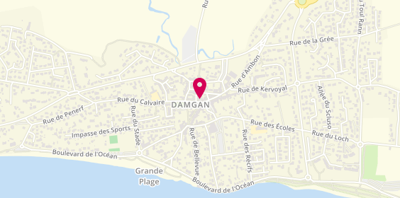 Plan de Damgan Immobilier, 23 Rue Fidèle Habert, 56750 Damgan