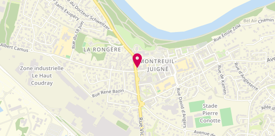 Plan de Nicole Joubert, 1 Rue Emile Zola, 49460 Montreuil-Juigné
