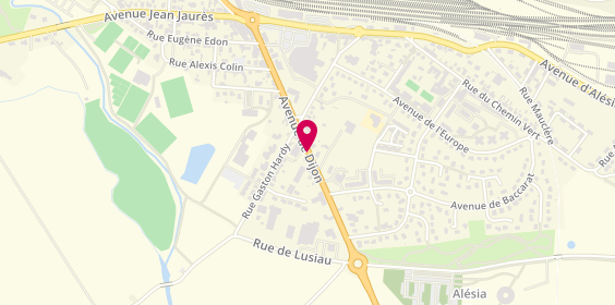 Plan de Cabinet Bourgogne Alésia Immobilier, 26 avenue De Dijon, 21150 Venarey-Les Laumes