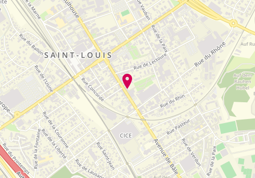 Plan de Laforêt Immobilier, 26 avenue de Bâle, 68300 Saint-Louis