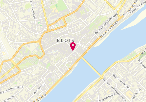 Plan de L'Adresse - Cabinet Pautout, 8 Rue Denis Papin, 41000 Blois