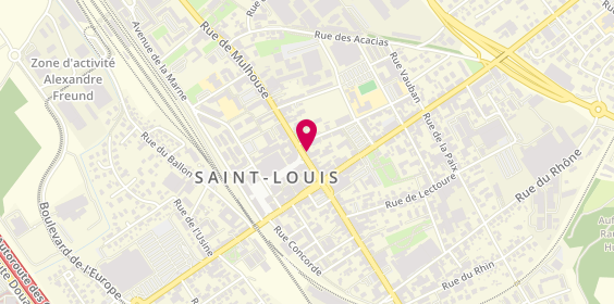 Plan de Bischoff Immobilier, 5 Rue de Mulhouse, 68300 Saint-Louis