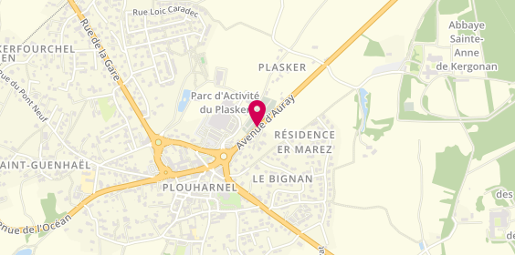 Plan de Berg Immobilier, 10 avenue d'Auray, 56340 Plouharnel