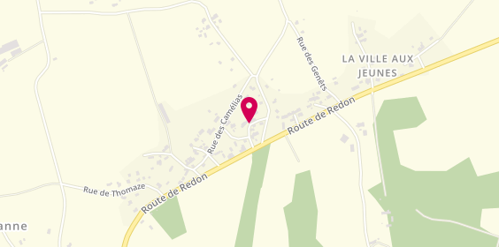 Plan de Sandrine LOISON - Conseillère en immobilier - Agences Ancelin, 4 Rue des Hortensias, 56350 Béganne