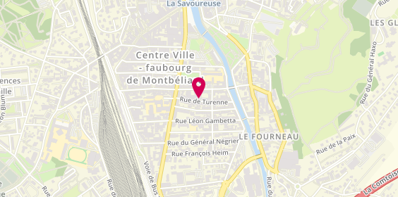 Plan de Girardi Immobilier Belfort, 12 Rue du Vicomte de Turenne, 90000 Belfort