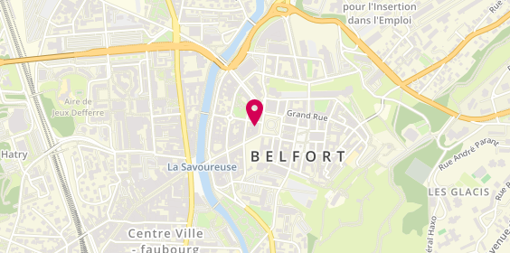 Plan de Marcelin Prevot Immobilier, 3 place de la République, 90000 Belfort