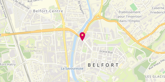 Plan de Belfort Frery, 6 Rue du Docteur Frery, 90000 Belfort