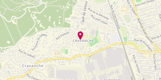 Plan de Olvina Immobilier, 2 Rue Jean Rostand, 90300 Cravanche