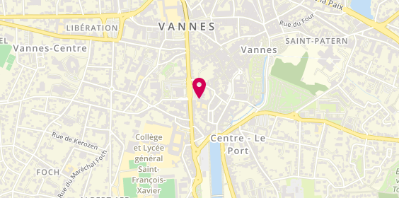 Plan de Agence le Rouzic Immobilier, 3 place de la République, 56000 Vannes