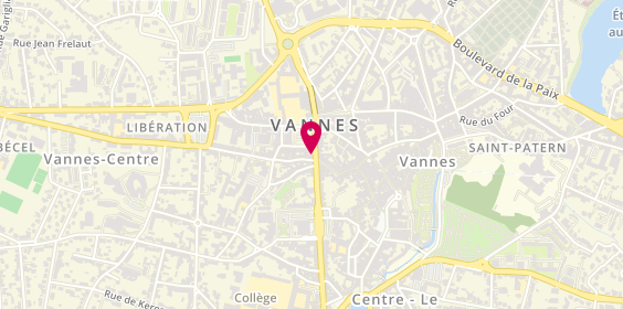 Plan de Blot Immobilier, 39 Rue Thiers, 56000 Vannes