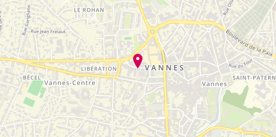 Plan de Agence Maison Rouge, 13 Rue Hoche, 56000 Vannes