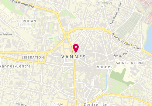 Plan de Le Bec Immobilier Vannes, 11 Rue Joseph le Brix, 56000 Vannes