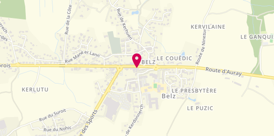 Plan de Belz Immobilier, 2 Rue de Kerdonnerch, 56550 Belz