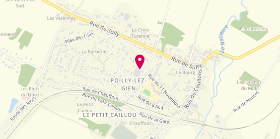 Plan de Acropole Immobilier, 25 Rue du 11 Novembre, 45500 Poilly-lez-Gien