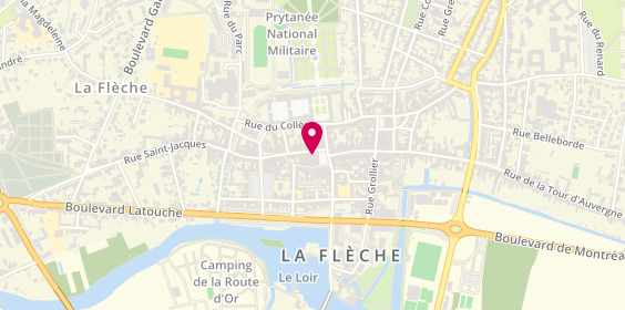 Plan de Les Agences du Loir, 5 Rue Carnot, 72200 La Flèche