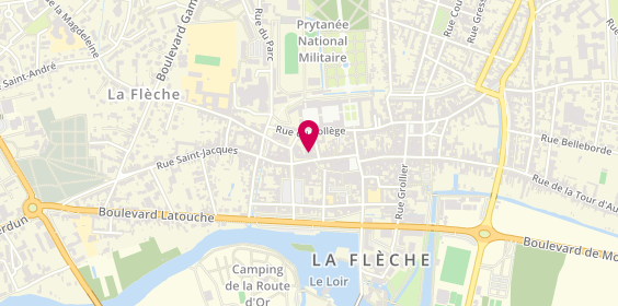 Plan de Société Immobilière Fléchoise | S.I.F (Vente - Location - Gestion) - la Fleche, 40 Rue Carnot, 72200 La Flèche