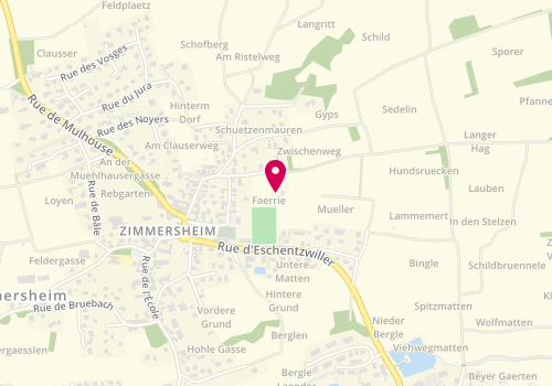Plan de Annabelle WETTSTEIN Capifrance - Estimation Immobilière Habsheim Sierentz, 16 Rue de Habsheim, 68440 Zimmersheim