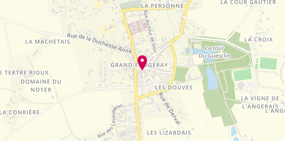 Plan de Agence Carré, 5 place de l'Église, 35390 Grand-Fougeray