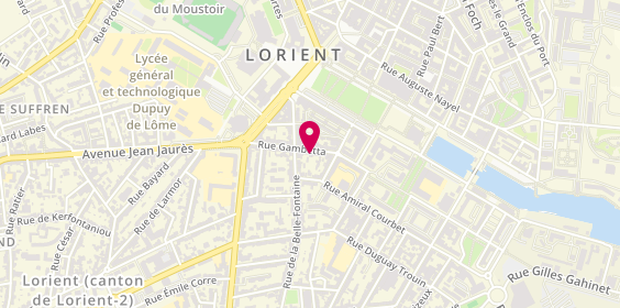 Plan de RANDLE Immobilier, 25 Rue Gambetta, 56100 Lorient