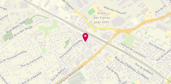 Plan de Julien Immo Gestion, 13 Rue de Belfort, 68200 Mulhouse