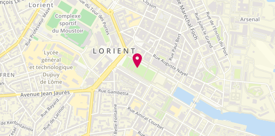 Plan de Le Bec Immobilier Lorient, 4 Jules Ferry, 56100 Lorient