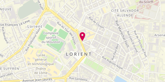 Plan de Solis Immobilier LORIENT, 15 Boulevard du Général Leclerc, 56100 Lorient