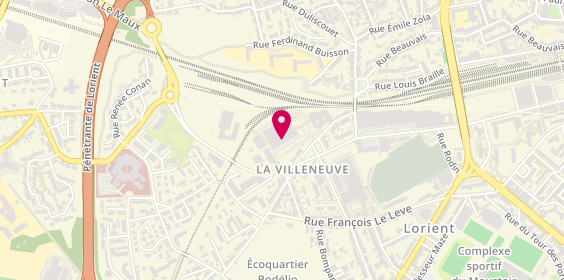 Plan de Blot Immobilier, Cité d'Affaires la Découverte
39 Rue de la Villeneuve, 56100 Lorient