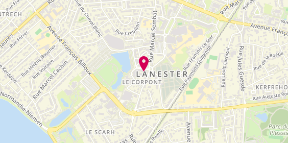 Plan de Espacil Accession - Agence de Lanester, 1 avenue Pierre Mendès France, 56600 Lanester