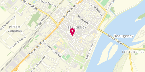 Plan de Stephane Plaza Immobilier, 7 Rue de l'Ours, 45190 Beaugency