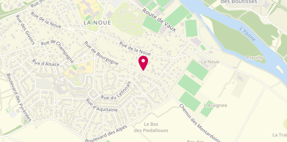 Plan de Yan ADROUCHE Conseiller Immobilier Capifrance, 69 Bis Rue de Bourgogne, 89000 Auxerre