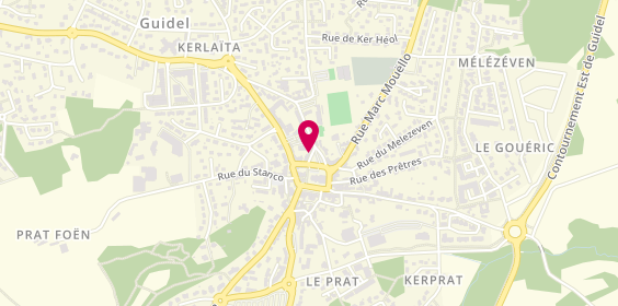 Plan de Ruseff & Latruffe Immobilier, 13 place Jaffré, 56520 Guidel