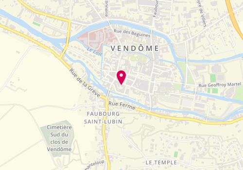 Plan de Terres de Loire Habitat Agence Perche-Vendômois, 11 Rue Saulnerie, 41100 Vendôme