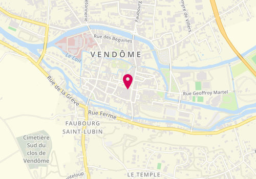 Plan de L'Indicateur Vendômois, 23 place Saint-Martin, 41100 Vendôme