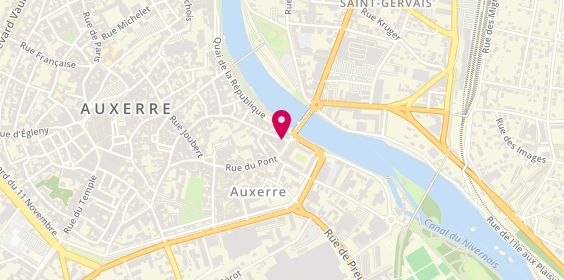 Plan de L'Immobiliere Europeenne, 99 Rue du Pont, 89000 Auxerre