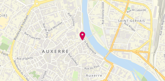 Plan de Laforet Immobilier, 5 Quai de la République, 89000 Auxerre