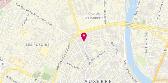 Plan de Orpi Agences No1, 136 Rue de Paris, 89000 Auxerre