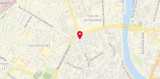 Plan de Guillot Immobilier, 149 Rue de Paris, 89000 Auxerre