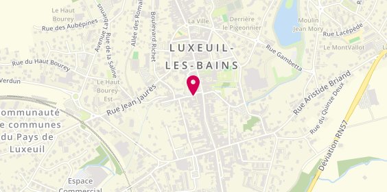 Plan de Msm Locations, 8 Rue des Cannes, 70300 Luxeuil-les-Bains