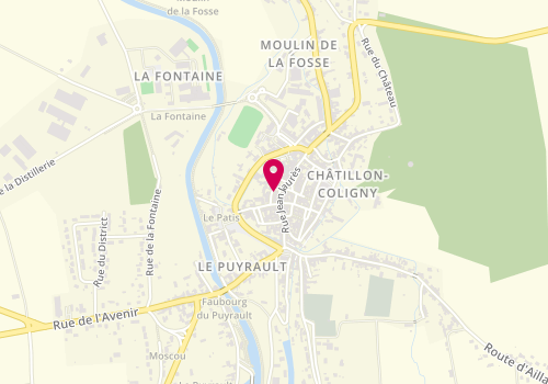Plan de LA PETITE IMMO Châtillon-Coligny, 46 Rue Jean Jaurès, 45230 Châtillon-Coligny
