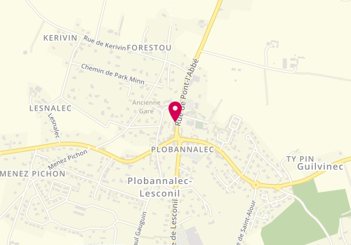 Plan de Celine & Steven Agence Immobiliere, 15 Rue de Pont l'Abbé, 29740 Plobannalec-Lesconil