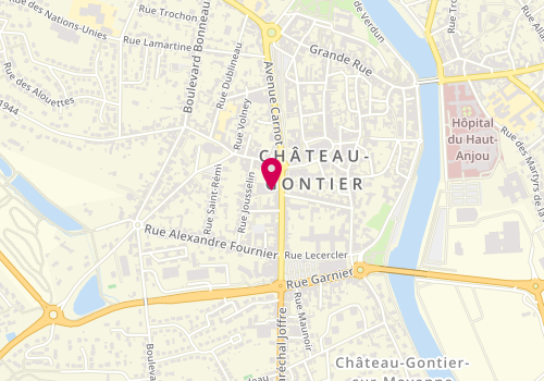 Plan de Agence Immobiliere du Haut Anjou, 8 Bis avenue Razilly, 53200 Château-Gontier-sur-Mayenne