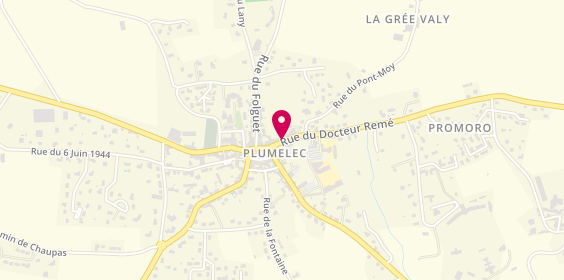 Plan de Ajp Immobilier, 7 Rue du Dr Rême, 56420 Plumelec