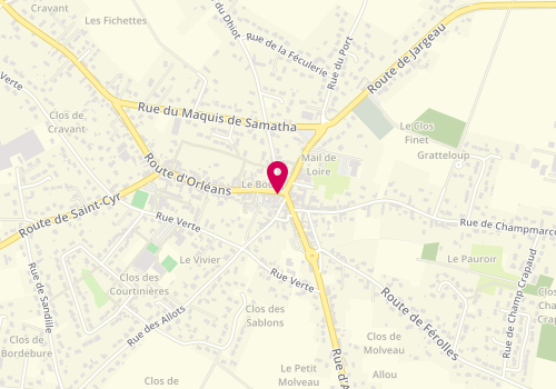 Plan de L'Adresse, 11 Route d'Orléans, 45640 Sandillon