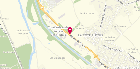 Plan de L'Agence des 2 Vallées, Zone Artisanale 
Route de Paris, 89700 Tonnerre