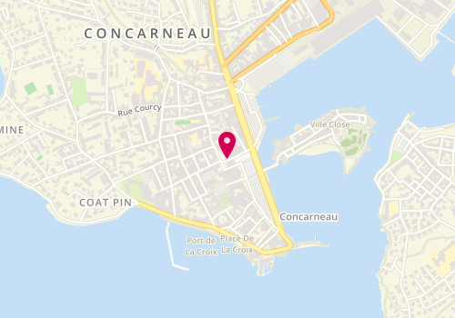 Plan de Le Biavant Immobilier, 11 place du Général de Gaulle, 29900 Concarneau