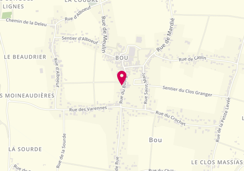 Plan de Françoise Borel Immobilier, 24 Rue du Bourg, 45430 Bou