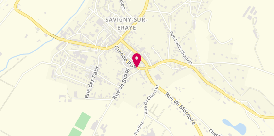 Plan de Agence Mellinger immobilier, 44 Grande Rue, 41360 Savigny-sur-Braye