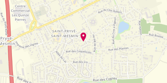 Plan de FAGOT Jacques Immo, 9 Rue des Bleuets, 45750 Saint-Pryvé-Saint-Mesmin