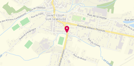 Plan de Ème Avenue Immobilier, 2 avenue Christiane Jansen, 70800 Saint-Loup-sur-Semouse
